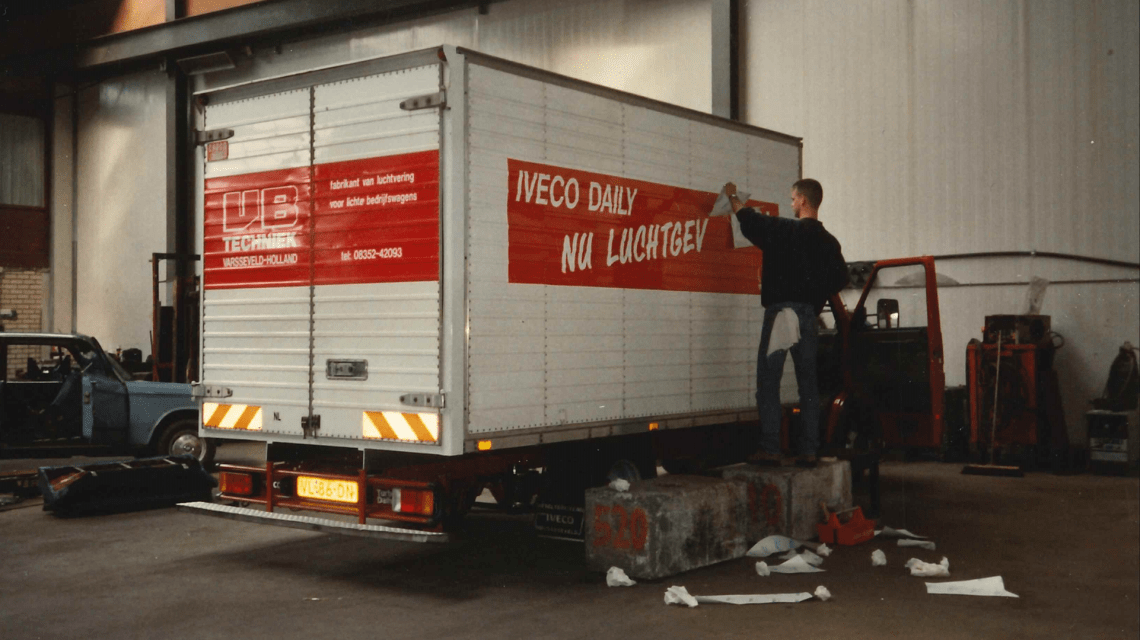 Photo: first Iveco Daily with air suspension