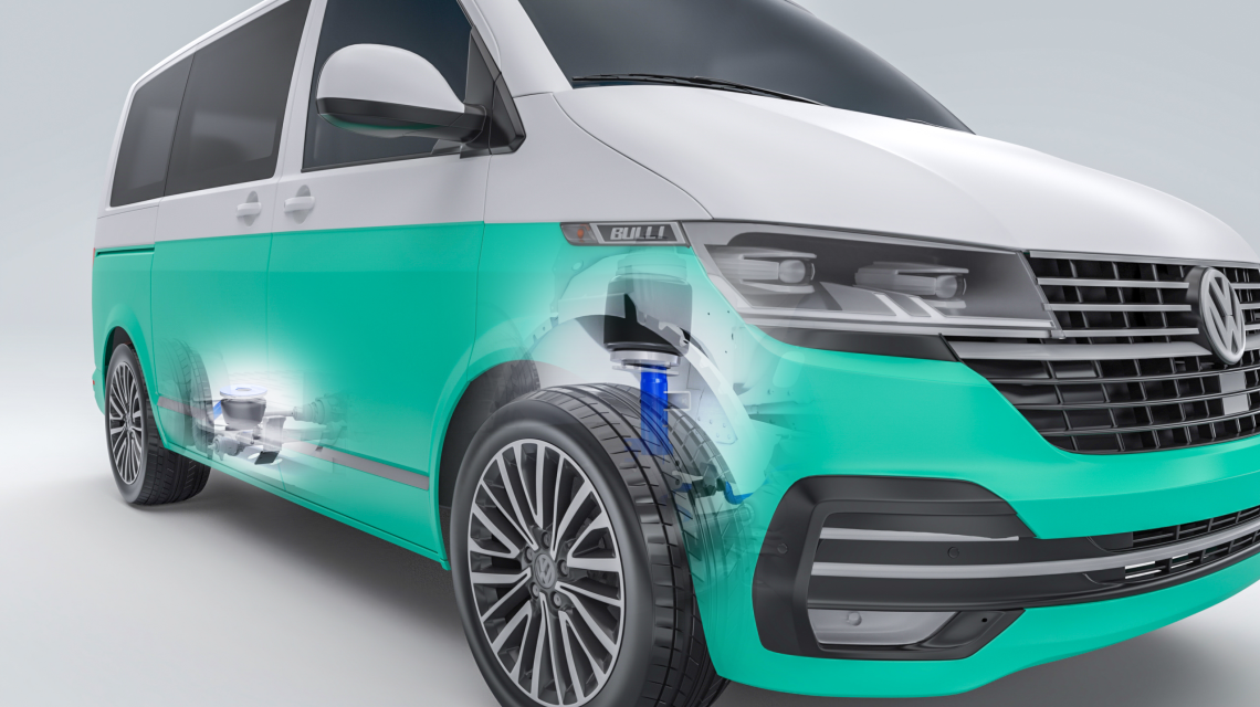 Image: Volkswagen T6 vollluftfederung