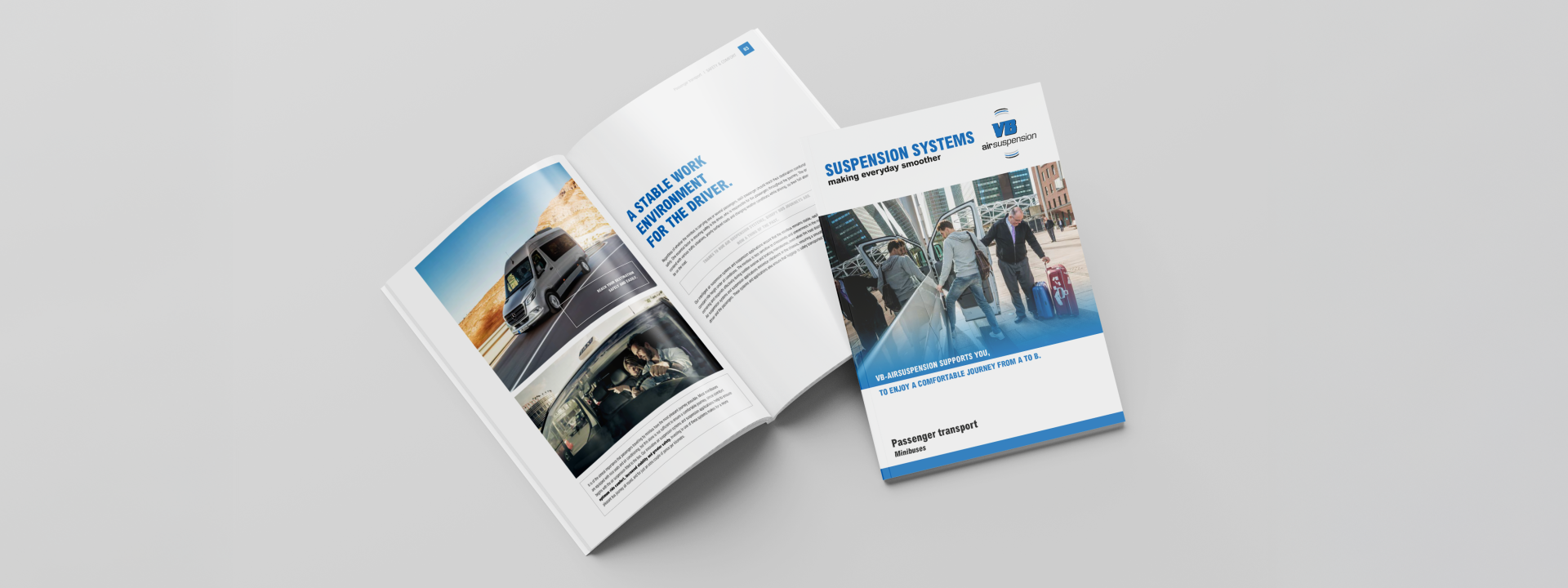 Photo : brochure relative au transport de personnes en minibus