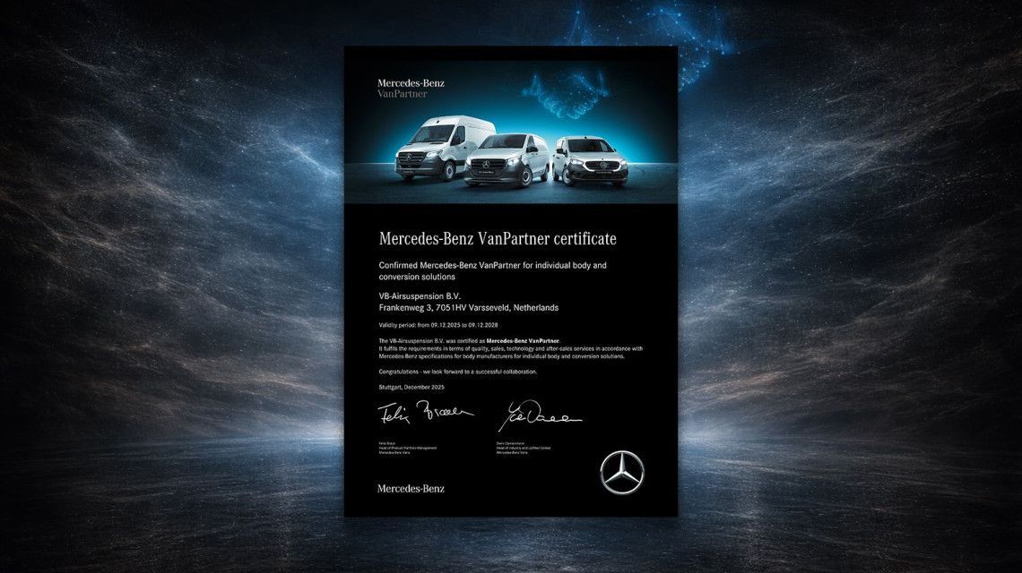 VB-Airsuspension is Mercedes Benz VanPartner