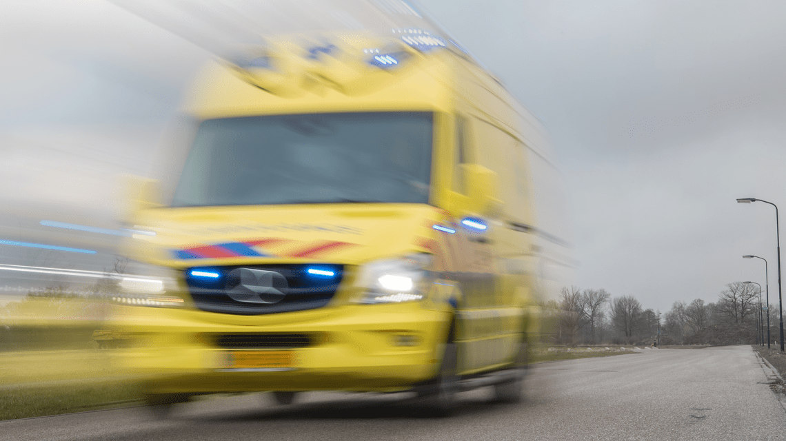 Krankenwagen fahrend