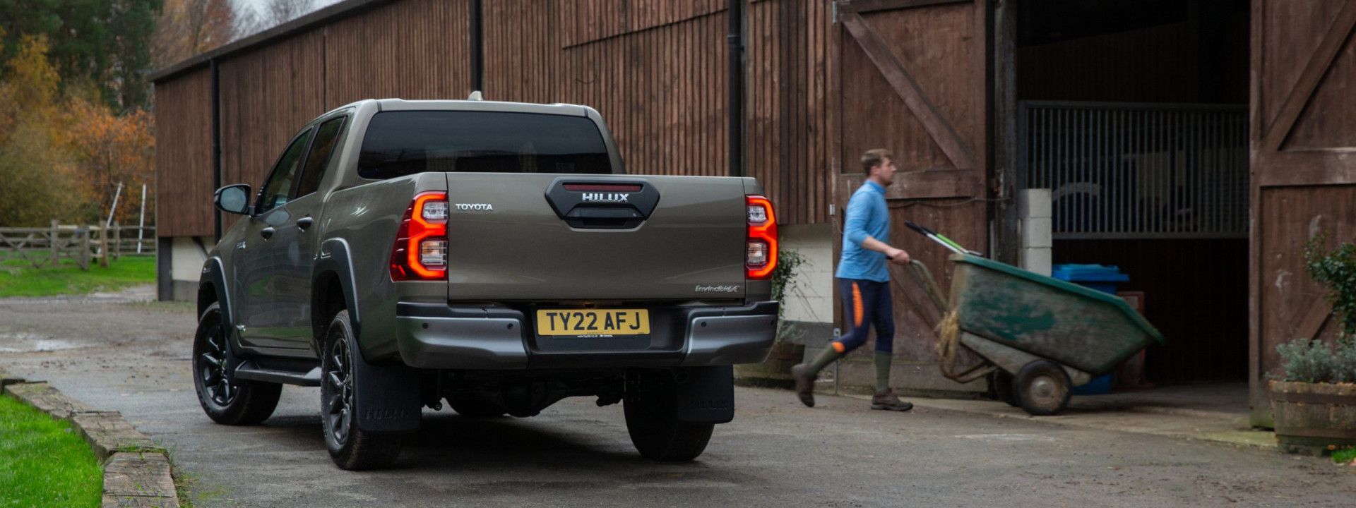 Photo: Toyota Hilux on farm