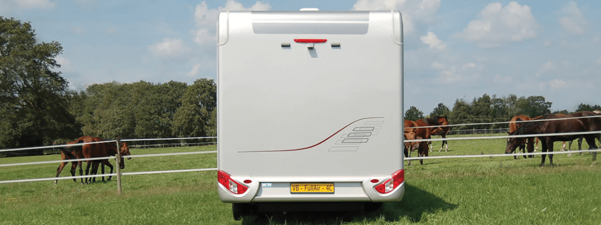 Photo : camping-car utilisant le système VB-AutoLevel