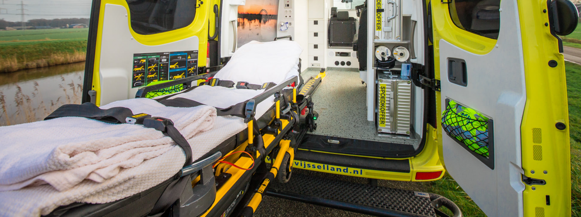 Photo : intérieur ambulance