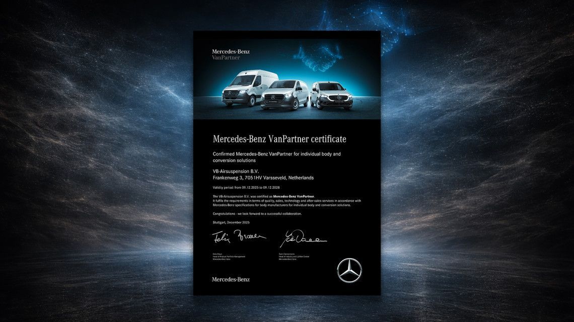 VB-Airsuspension is Mercedes Benz VanPartner