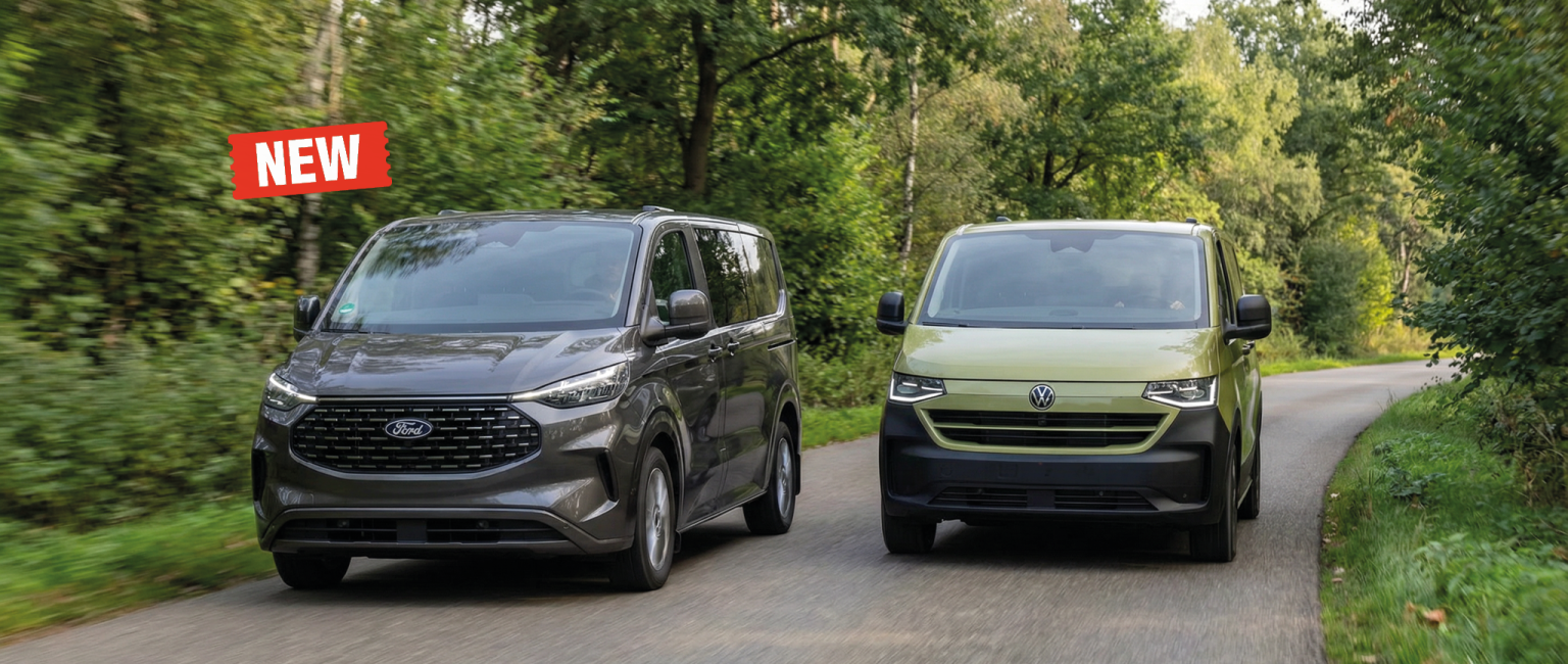Foto: Ford Transit Custom & Volkswagen T7
