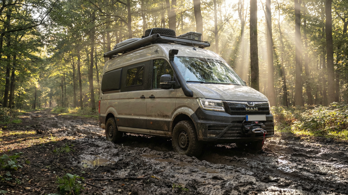 MAN TGE offroad camper